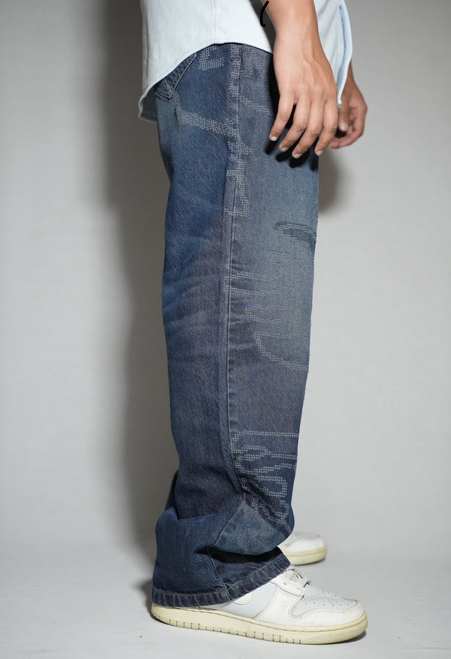 Designer Die Cut Laser Denims