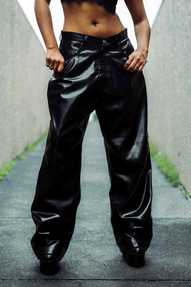 Forged Leather Pants ( Unisex )